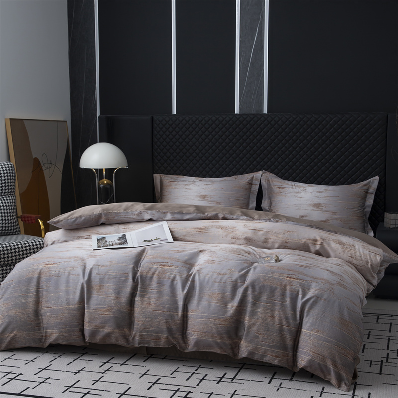 Set biancheria da letto con stampa digitale dal nuovo design in cotone 100 pezzi Set biancheria da letto con stampa digitale dal nuovo design in cotone 100 pezzi