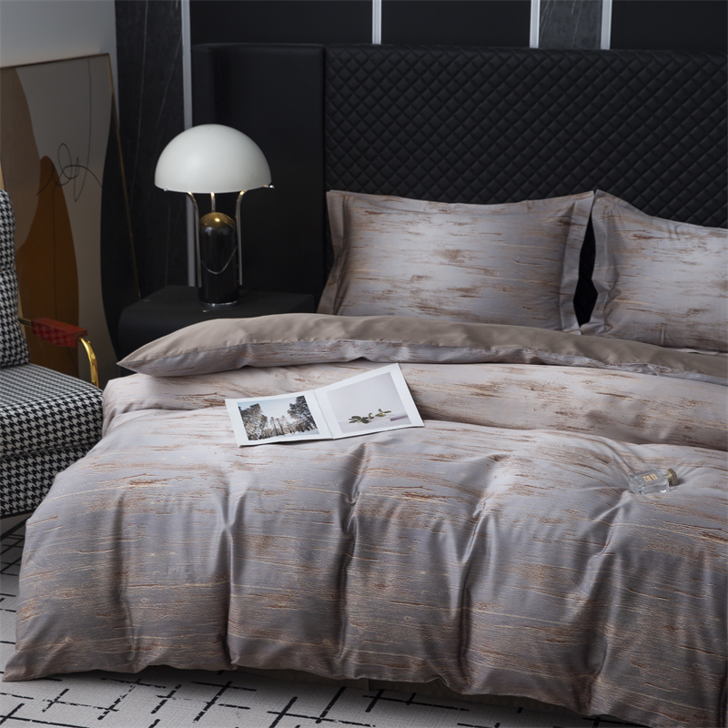 Set biancheria da letto con stampa digitale dal nuovo design in cotone 100 pezzi Set biancheria da letto con stampa digitale dal nuovo design in cotone 100 pezzi