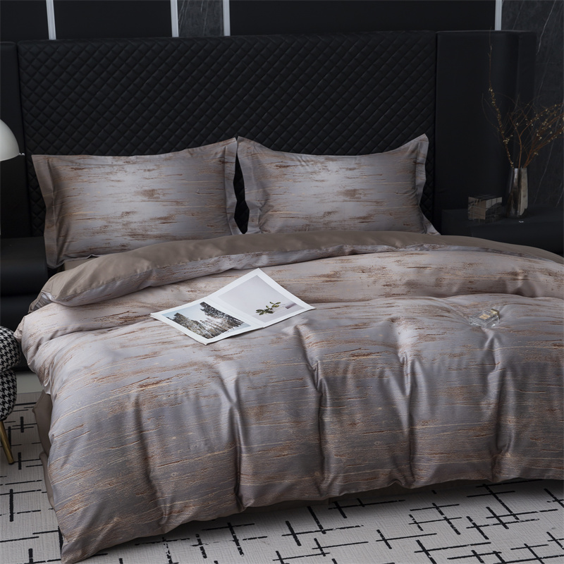 Set biancheria da letto con stampa digitale dal nuovo design in cotone 100 pezzi Set biancheria da letto con stampa digitale dal nuovo design in cotone 100 pezzi