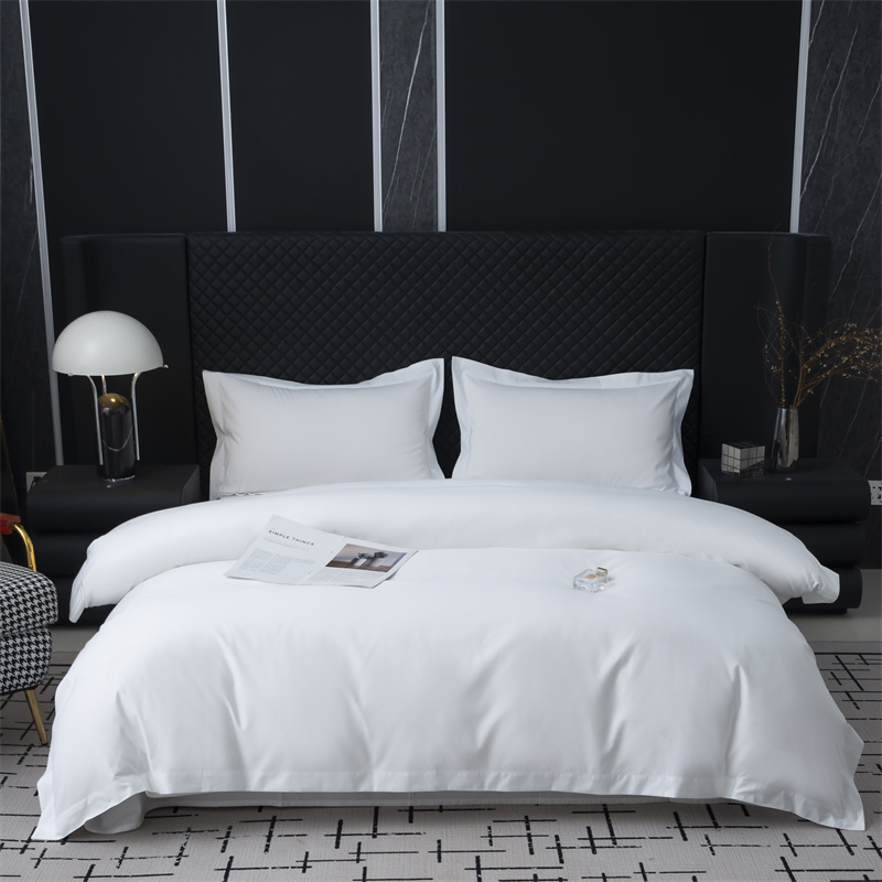 Set di biancheria da letto in tessuto 50% cotone 50% poliestere 300TC per Star Hotel