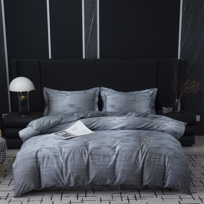 Set biancheria da letto in cotone 100 pezzi con stampa digitale impressionista