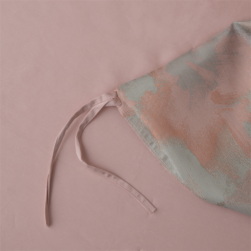 Set biancheria da letto in cotone jacquard tinto in filo impressionista degli anni '80 Set biancheria da letto in cotone jacquard tinto in filo impressionista degli anni '80